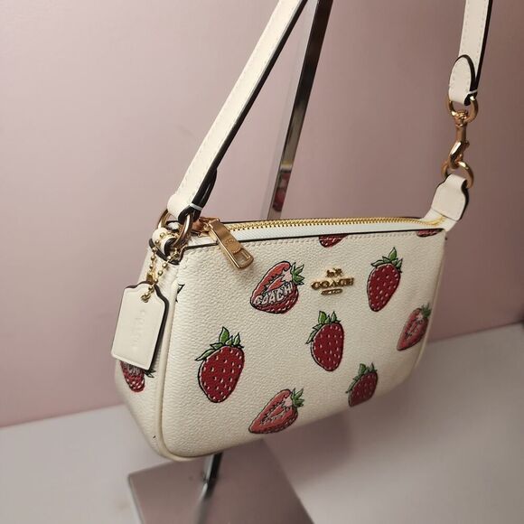NWT Coach CAL25 Nolita 19 With Strawberry Print V2 - Picture 4 of 7